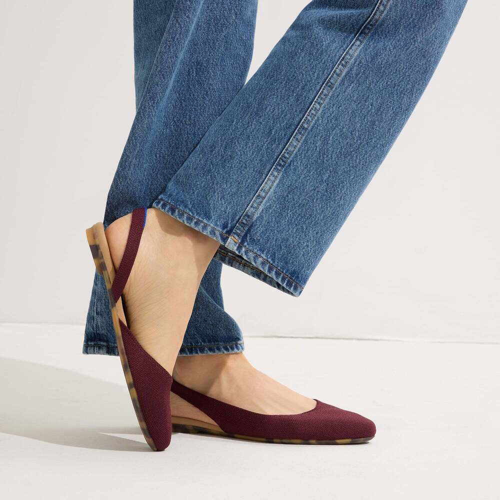 Rothy's The Almond Slingback - Syrah Size 6.5 - Picture 2 of 3